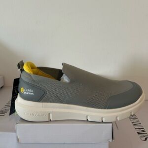 Fitville BriskWalk Men's Gray Slip-On Shoes size 11.5 wide